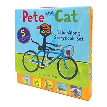 Pete the Cat Take-Along Storybook Set for Kids