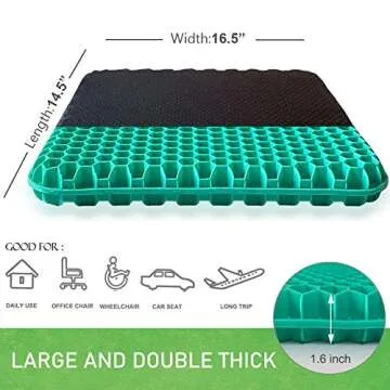 Pressure Relief Gel Seat Cushion for Home Office