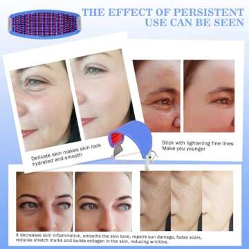 Hydraskincare 3 Color LED Photon Light Therapy Face Body Beauty Machine Skin Rejuvenation Skin Care