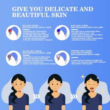 Hydraskincare 3 Color LED Photon Light Therapy Face Body Beauty Machine Skin Rejuvenation Skin Care