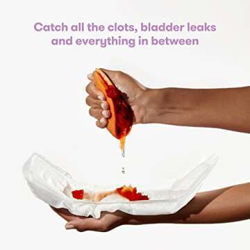 Bundle of Frida Mom Upside Down Peri Bottle + Postpartum Maternity Catch-All Pads for Postpartum Car...