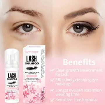 Gentle Lash Shampoo with Brush for Extensions 100ML
