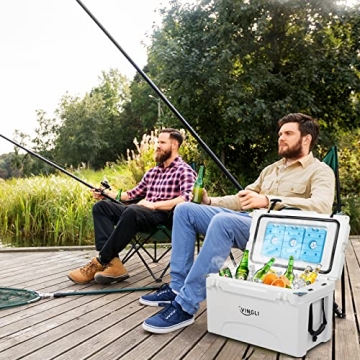 VINGLI 40QT Camping Cooler for Picnic and Camping Fun