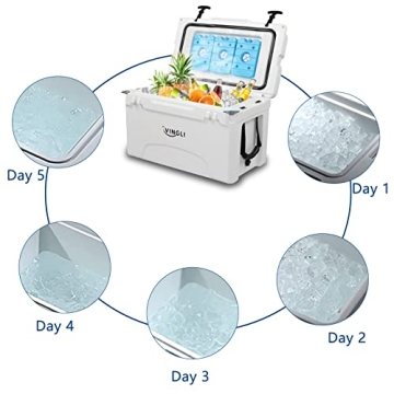 VINGLI 40QT Camping Cooler for Picnic and Camping Fun