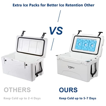 VINGLI 40QT Camping Cooler for Picnic and Camping Fun