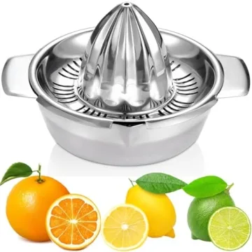 Citrus Lemon Orange Grapefruit Juicer Manual Squeezer 304 Stainless Steel Robust Hand Juicer Reamer ...