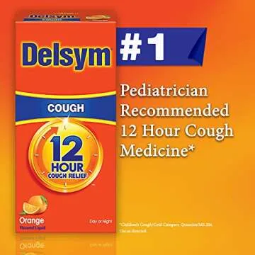 Delsym Adult Cough Suppressant Liquid - Orange Flavor 5 oz