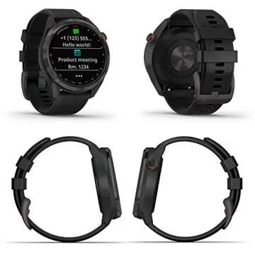 Garmin Approach S42 GPS Golf Watch Bundle with Power Pack