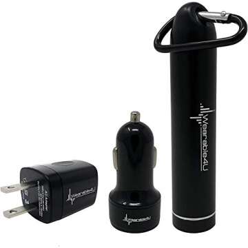 Garmin Approach S42 GPS Golf Watch Bundle with Power Pack