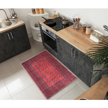Keen Home Design 2x3 Rug - Stylish, Durable, and Machine Washable Non-Slip Flooring Solution for Eve...