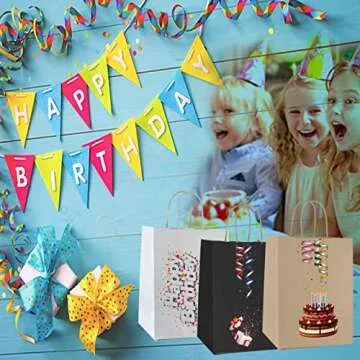 Qutuus Kraft Paper Gift Bags Bulk for Every Occasion