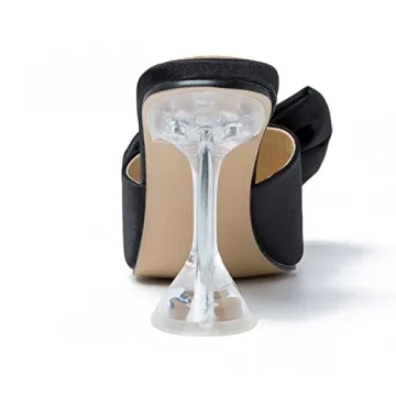 Elegant LIURUIJIA Bow Heeled Sandals for Weddings