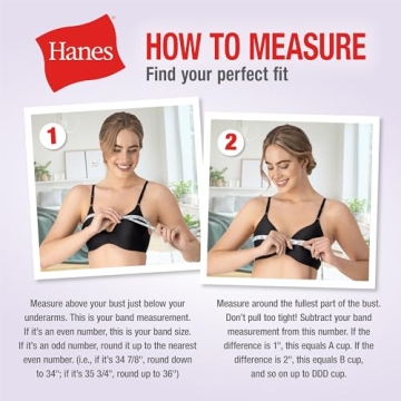 Hanes Wireless Seamless Bra - Ultimate Comfort and Support