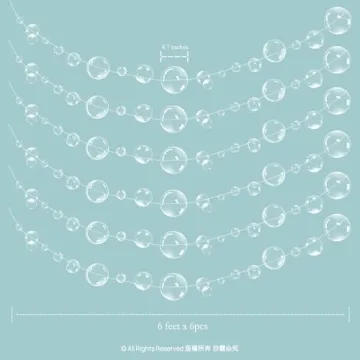 Durable Decor365 Under Sea Bubble Garlands for Parties