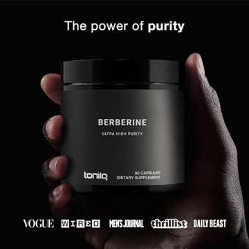 Toniiq Berberine 500mg - Ultra High Potency Supplement