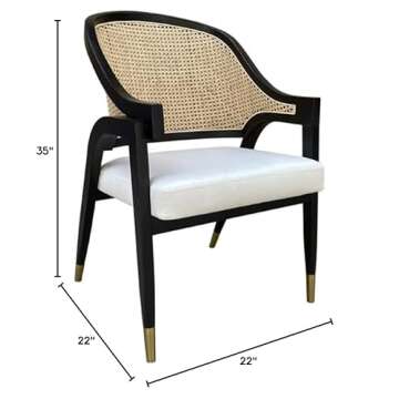 MAVA Mid Century Modern Accent Chair Sleek Stylish Design