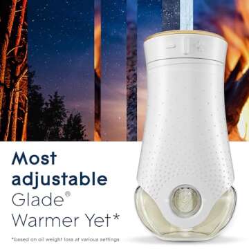 Glade PlugIns Refills Air Freshener, Scented and Essential Oils for Home and Bathroom, Fall Night Long, 3.35 Fl Oz, 5 Count