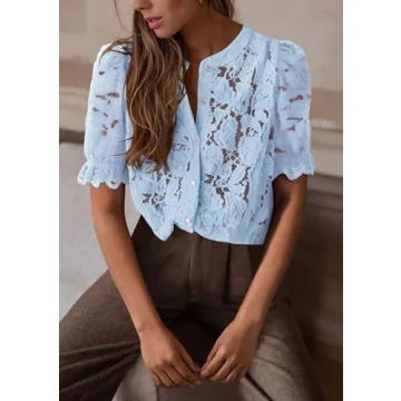 Stylish PRETTYGARDEN Women's Lace Top for Every Occasion