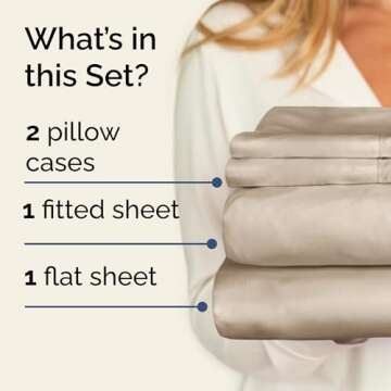 Twin 4 Piece Sheet Set - Comfy, Breathable & Cooling - Hotel Luxury Bedding for All