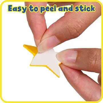 READY 2 LEARN Glitter Foam Stickers | Silver and Gold Stars | Pack of 168 | Self-Adhesive | Stickers for Scrapbooks, Crafts and Posters