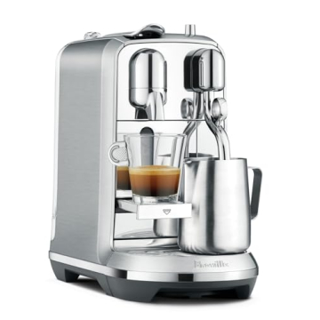 Nespresso Creatista Plus Espresso Machine - Fast, Elegant, Stainless Steel