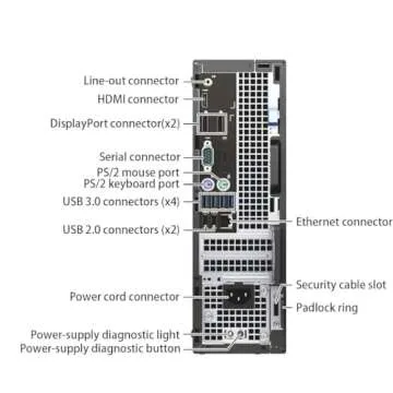 Dell OptiPlex 3420 SFF PC Desktop with FHD Monitor and RGB Accessories
