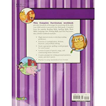 Complete Curriculum: Grade 3 (Flash Kids Harcourt Family Learning)