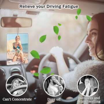 Custom Air Freshener with Picture for Car - Personalized Car Air Freshener, Double Sided Print Photo...