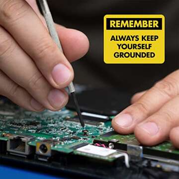 Precision Screwdriver Set (Set of 6 with Case) Flathead & Philips in 6 Different Sizes - Perfect Mini Screwdriver Bits for Jewelry Repair, Watch Repair, and More