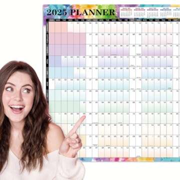 2025 Yearly Wall Calendar for Effective Planning