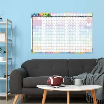 2025 Yearly Wall Calendar for Effective Planning