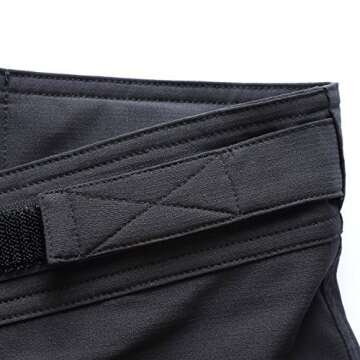 bpbtti Mens Baggy MTB Mountain Bike Shorts with Removable Biking Bicycle Cycling 3D Padded Liner Short (Black/Camouflage, 2XL-Waist 41-43")