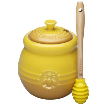 Le Creuset Honey Pot with Silicone Dipper - 16 oz
