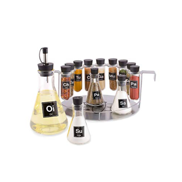 Quirky Chemistry Spice Rack – Perfect Gift for Foodies