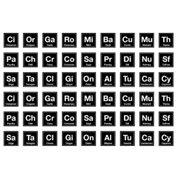 Quirky Chemistry Spice Rack – Perfect Gift for Foodies