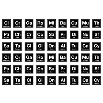 Quirky Chemistry Spice Rack – Perfect Gift for Foodies