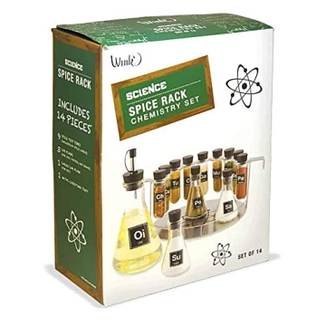 Quirky Chemistry Spice Rack – Perfect Gift for Foodies