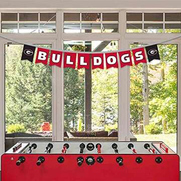 Georgia Bulldogs Banner String Pennant Flags
