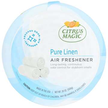 Citrus Magic Pure Linen Air Freshener - Odor Eliminator