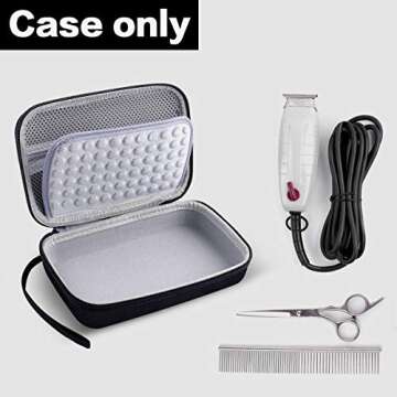 Case for Andis Professional T-Outliner Beard & Hair Trimmer, Model GTO 04780/04710/04603/04775, with...