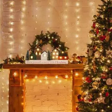 Rustic LED Lighted Christmas Tree Decor for Home