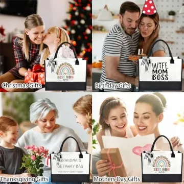 Erpotyl Canvas Tote Bag - Perfect Gifts for Women