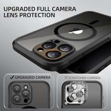 BERFY iPhone 16 Pro Magnetic Case with Privacy Protector