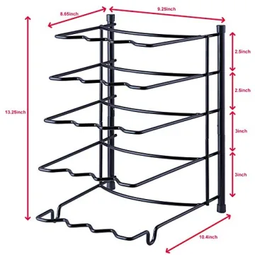 Heavy Duty Kitchen Organizer Rack for Pots and Pans