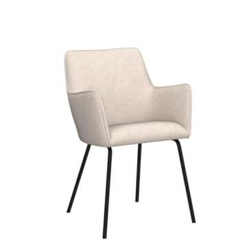 ONEVOG Modern Beige Dining Chairs Set of 2 for All Spaces