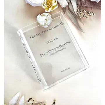 Book Shaped Flower Vase for Home Decor and Gifts