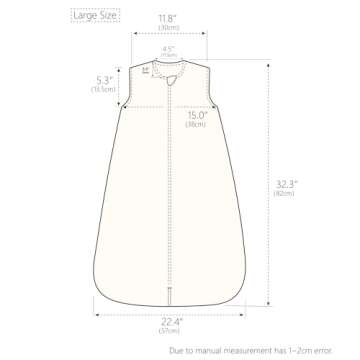 TILLYOU Sleep Sack 12-18 Months - 0.5 TOG Baby Wearable Blanket with 2-Way Zipper, Extra Soft Cotton Sleeveless Sleeping sack 2 Pack, Woodland Dinosaurs