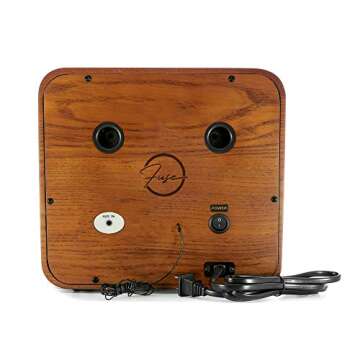 Vintage Wood Retro Radio with Bluetooth and AUX Input