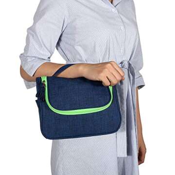 CozyCabin Hanging Toiletry Bag Travel Toiletry Kit for Men Women Toiletries Water Resistant with Mesh Pockets & Nylon Hanging Hook Shower Bag, Cosmetic Organizer for Travel Accessories