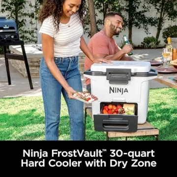Ninja FrostVault 30qt Cooler with Dry Zone & Ice Retention